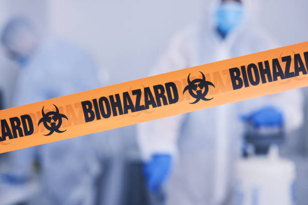 Professional Biohazard Cleanup technician working in DeSoto, TX